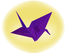 purple crane logo